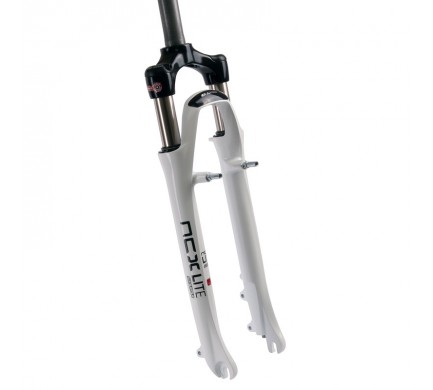 Vidlice odpr. 28" 28,6/255 ahead Suntour NCX-D RL LITE DISC&PIVOT, bílá