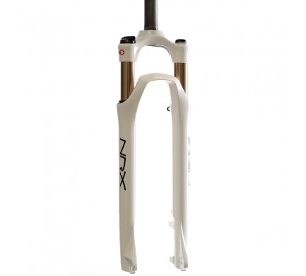 Vidlice odpr. 28" 28,6/255 ahead Suntour NRX E RL-R LITE DISC, bílá