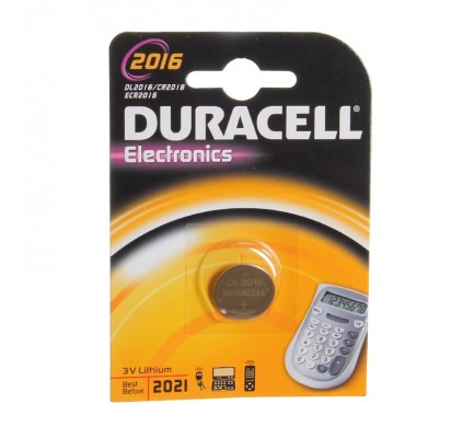 Baterie knoflíková CR 2016 Lithium Duracell blistr 1 ks
