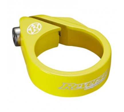 Objímka sedlovky Reverse Bolt 34,9 mm neon žlutá