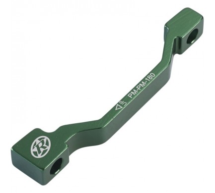 Adaptér přední/zadní brzdy Reverse PM-PM 180 mm zelená (AVID)