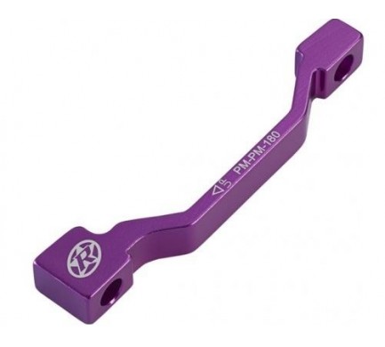 Adaptér přední/zadní brzdy Reverse PM-PM 180 mm fialová (AVID)