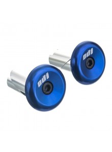 Koncovky řidítek ODI Aluminium End Plugs - modré