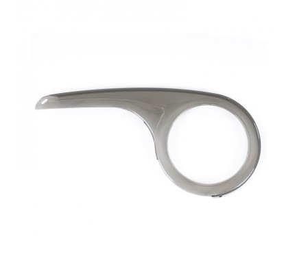 Kryt řetězu 220/360 pistolový s držákem, černá transparentní