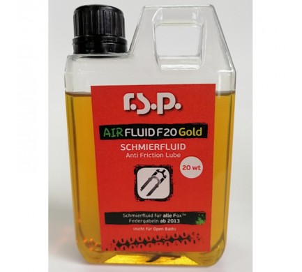 Olej tlumičový R.S.P. Air Fluid F20 Gold, 250ml