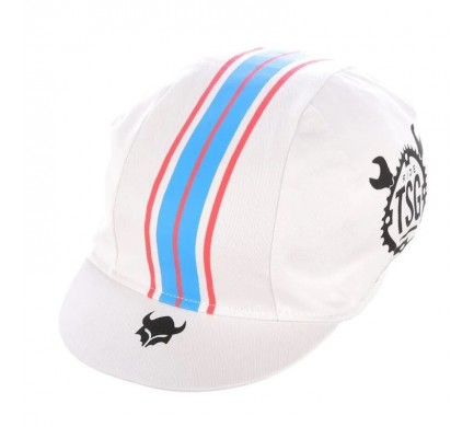 Čepice TSG - bicycle cap toolsnchains white