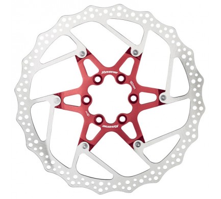 Brzdový kotouč Reverse Alloy/Steel 180 mm, 6 děr červený