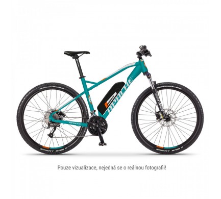 Elektrokolo MTB 27,5" Apache Yamka E5 modrozelená 2018, 16"