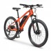 Dětské elektrokolo MTB 24" Apache Tate black orange, 14,5"