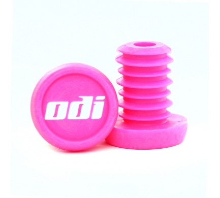 Koncovky řidítek ODI "Push-in" pack 20 ks, růžové