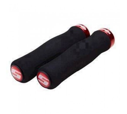 SRAM SRAM LOCKING GRIPS FOAM CONT 129 BLK/RED