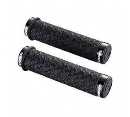 SRAM LOCKING GRIPS DH SRAM SILICONE BLACK 