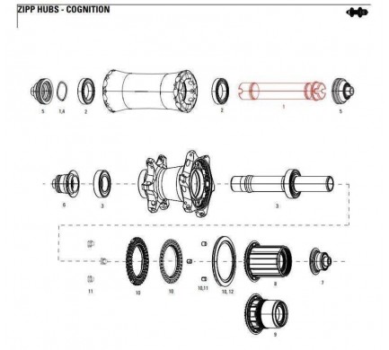 11.2018.032.000 - AXLE FRONT COGNITION NSW Množ. Uni