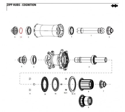 11.2018.032.003 - AXLE WAVE SPRING FRONT COGNITION NSW Množ. Uni