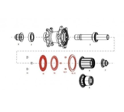 11.2018.035.000 - CLUTCH ASSY WITH SEAL REAR COGNITION NSW Množ. Uni