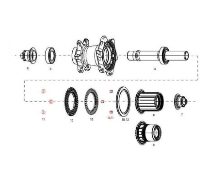 11.2018.035.001 - MAGNET SET FOR CLUTCH REAR COGNITION NSW Množ. Uni