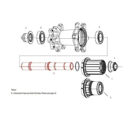 11.1918.053.001 - AXLE REAR ZIPP 177D DB AXLE ONLY Množ. Uni