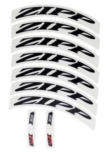 11.1918.015.001 - ZIPP DECAL SET 1 WHEEL 303 ZIPPLOGO MATTEBLK Množ. Uni