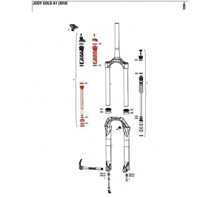 11.4018.009.094 - ROCKSHOX DMPRINT RT JUDYG RL 120 CRN A1 Množ. Uni