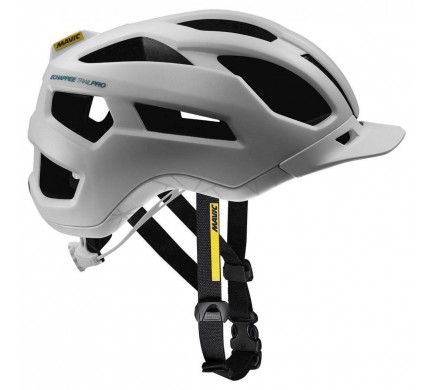 19 MAVIC HELMA ECHAPPÉE TRAIL PRO WHITE/EVERGLADE 406986 M