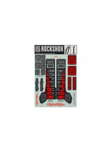 00.4318.021.001 - ROCKSHOX DECAL KIT TLD 35MM SILVER/ORANGE Množ. Uni