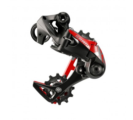 00.7518.128.000 - SRAM AM RD X01 DH 1X7SPD SHORT CAGE RED Množ. Uni