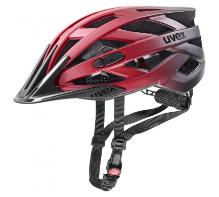 2021 UVEX HELMA I-VO CC, RED BLACK MAT 52-56