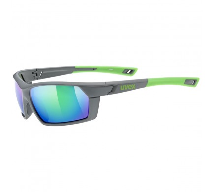 20 UVEX BRÝLE SPORTSTYLE 225, GREY GREEN/MIRROR GREEN (5716) Množ. Uni