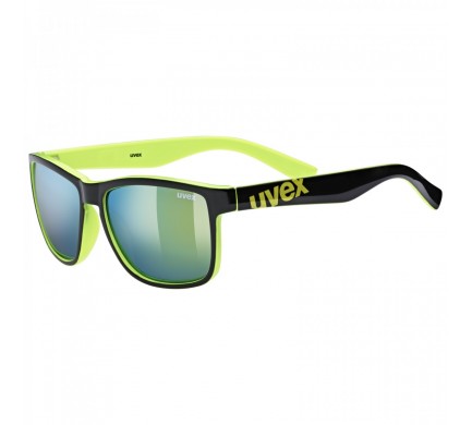 20 UVEX BRÝLE LGL 39, BLACK LIME/MIRROR YELLOW (2716) Množ. Uni