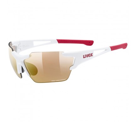 2021 UVEX BRÝLE SPORTSTYLE 803 SMALL RACE VM CV, WHITE MAT - RED (8306) Množ. Uni