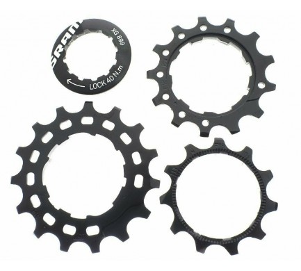 11.2418.005.000 - SRAM CS COGS XG-899 11T-13T-15T AND LOCKRING Množ. Uni