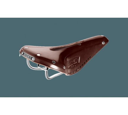 Kožené sedlo BROOKS B17 Narrow Carved - hnědé