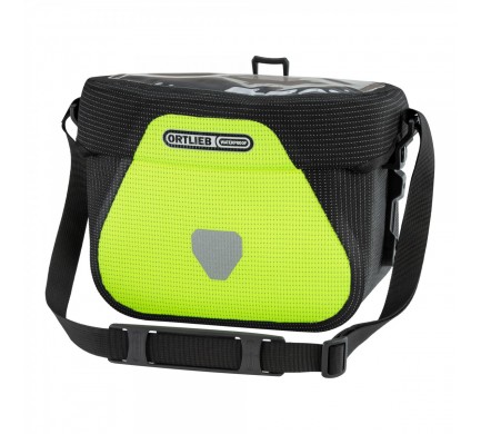 Řídítková brašna ORTLIEB Ultimate Six High Visibility - žlutá