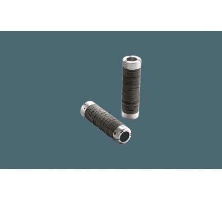 Gripy BROOKS Plump Leather grips - černá