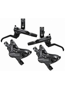 Brzda kotoučová SHIMANO Deore M6120 čtyřpístková p+z (1000+1700 mm) komplet bez kot. (p+z J-kit) box