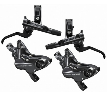 Brzda kotoučová SHIMANO Deore M6120 čtyřpístková p+z (1000+1700 mm) komplet bez kot. (p+z J-kit) box