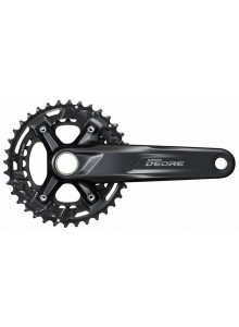 Kliky SHIMANO Deore FC-M4100 175mm 36-26 zubů, 10 speed, HOLLOWTECH II , Boost, bez ložisek