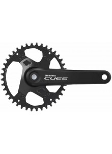 Kliky SHIMANO Cues FC-U4000-1, 175mm, 40 zubů, černé, 11,10,9 speed, pro osu čtyřhran, v krabičce
