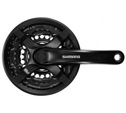 Kliky SHIMANO Tourney FC-TX501-L 175mm 42x34x24 zubů, černé s krytem, v krabičce