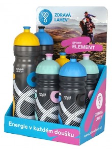 Zdravá lahev Sport Element -  set 6 ks