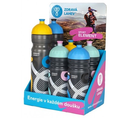 Zdravá lahev Sport Element -  set 6 ks