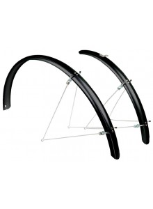 Blatníky set OLYMPIK 28"/29" MTB/Trek, 46mm, černé