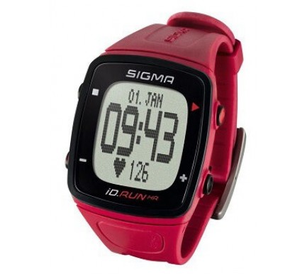 Pulsmetr SIGMA ID.Run HR tmavě růžový