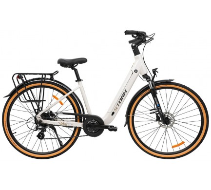 Elektrokolo STORM 28 E-Diamond PRO low step HR3 025 504 Wh 17" perlově bílá / černá