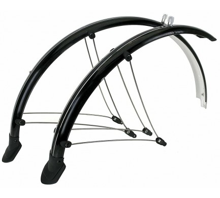 Blatníky set OLYMPIK 28"/29" MTB/Trek, 46mm, černé