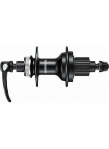 Náboj disc SHIMANO Deore FH-MT500 32d Center lock, osa 135mm, 12 rychlostí zadní černý, v krabičce