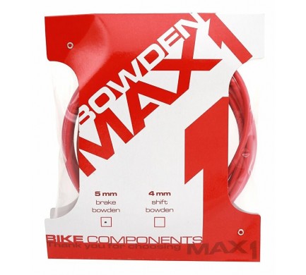 Bowden MAX1 5mm červený balení 3m