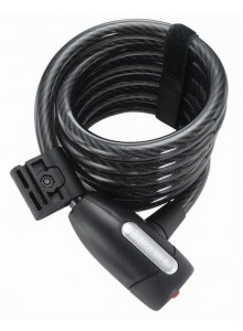 Zámek MAGNUM spirála 185x1,2cm  5 klíčů, držák