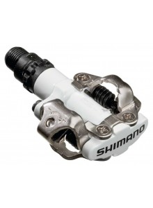 Pedály SHIMANO SPD PD-M520W bílé s kufry SM-SH51 v krabičce