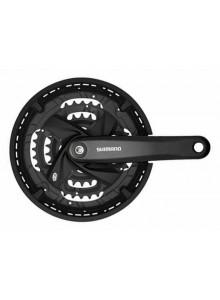 Kliky SHIMANO Acera FC-M371-L 175mm 48-36-26, černé, s krytem ,9 speed, pro osu 4HR, v krabičce